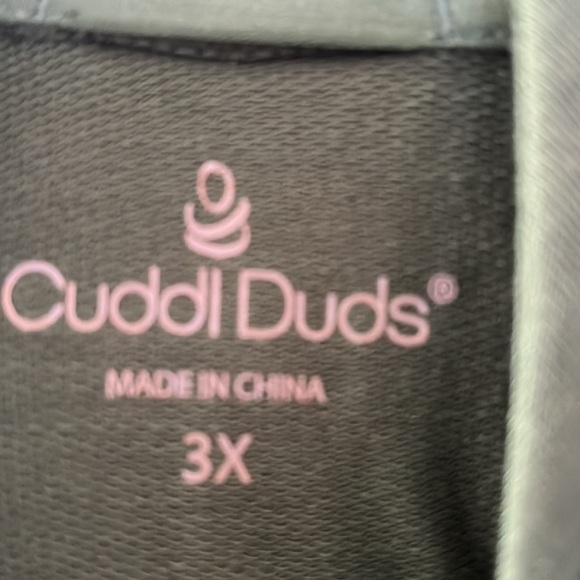 CuddlDuds crossover LS top, forest green,3x - Picture 7 of 8